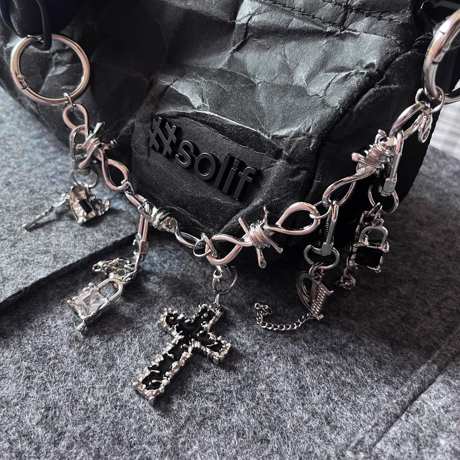 Jewelry Punk Motorcycle Keychain – Pendant Chain, Unisex Size ONE SIZE - 5 Thumbnail