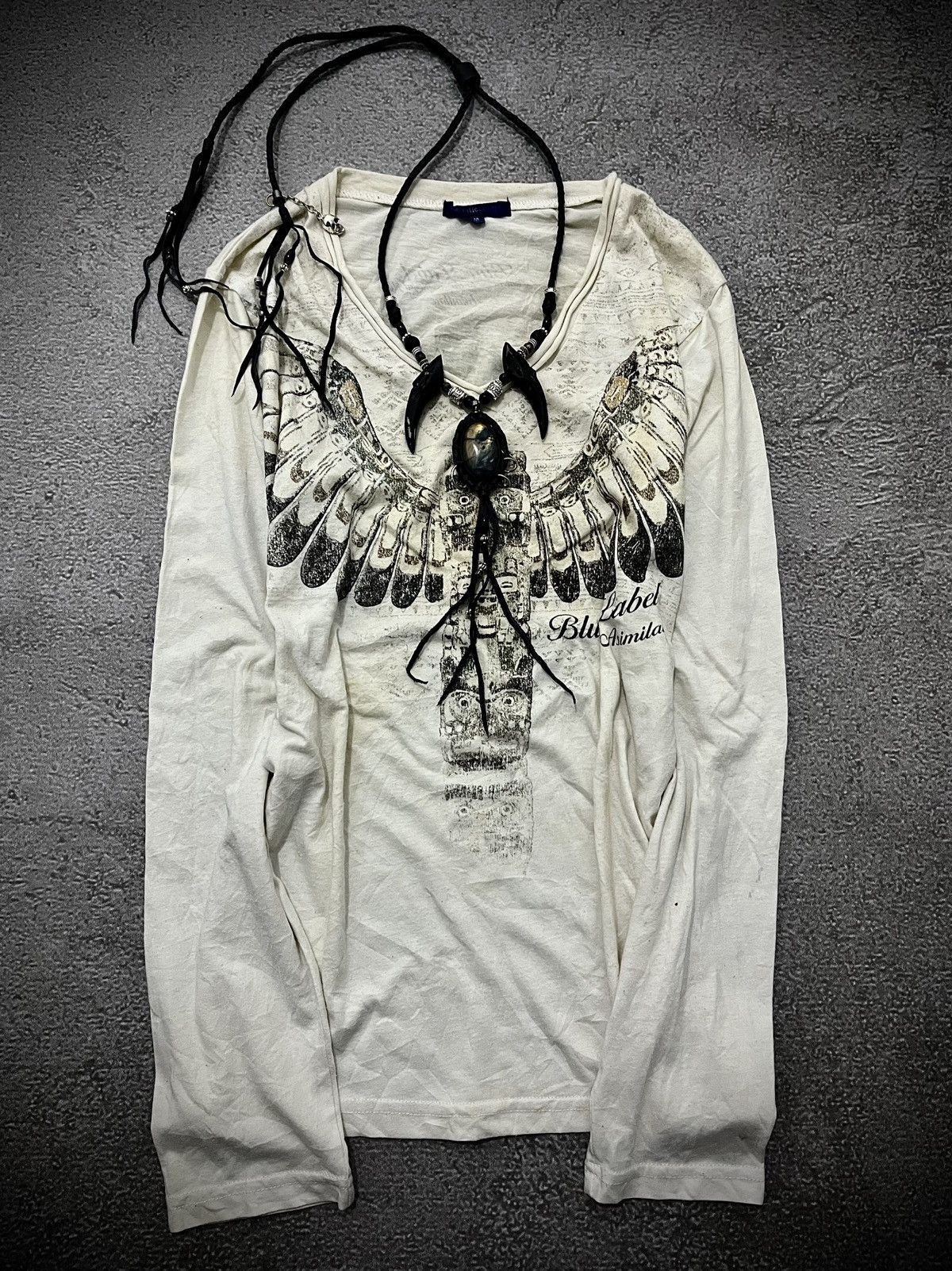 semanticdesign 2000s Semantic Design Blue Label Long Sleeve Size US M / EU 48-50 / 2 - 1 Thumbnail