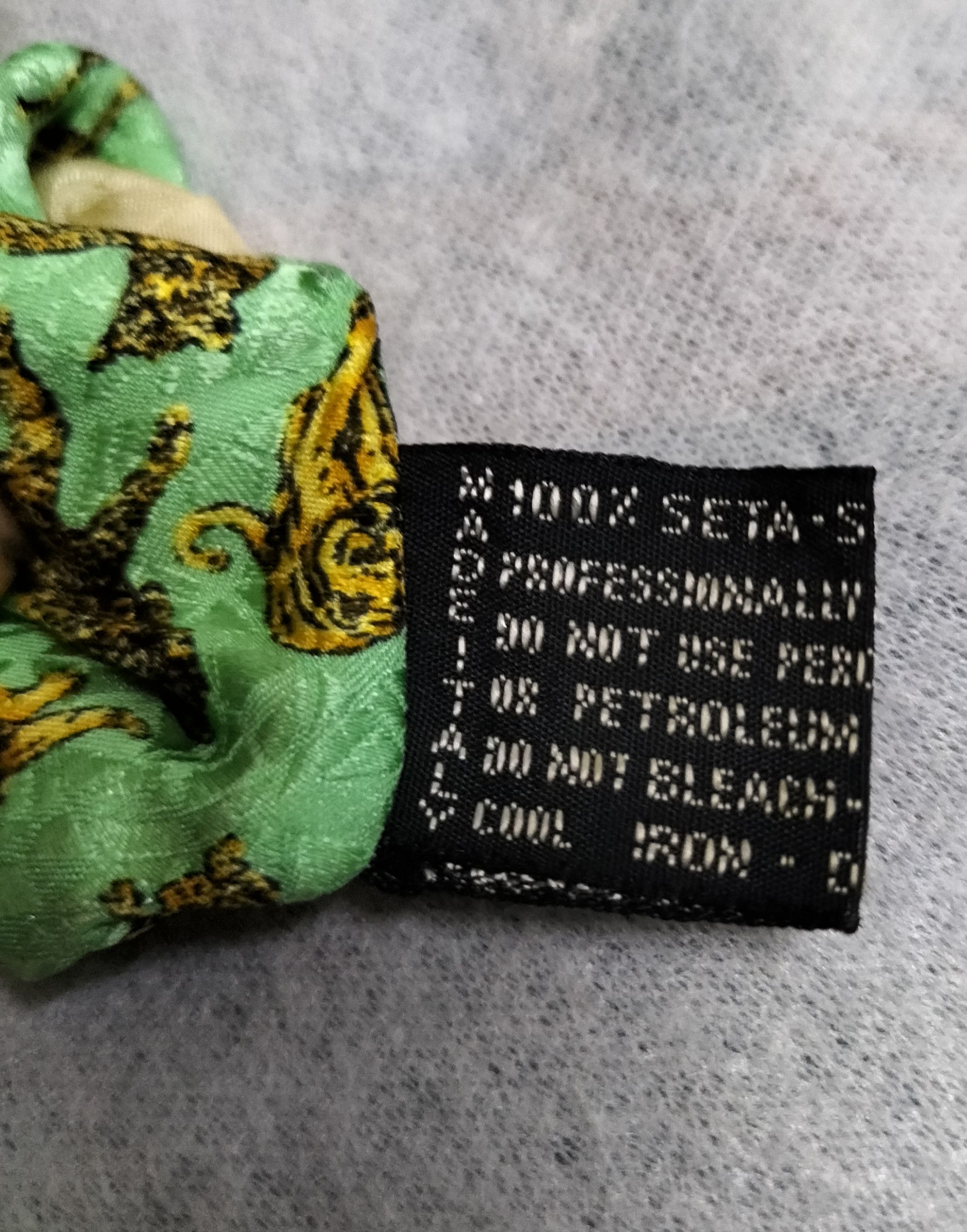 Versace Vintage Versace necktie lion, leopard print Size ONE SIZE - 6 Thumbnail