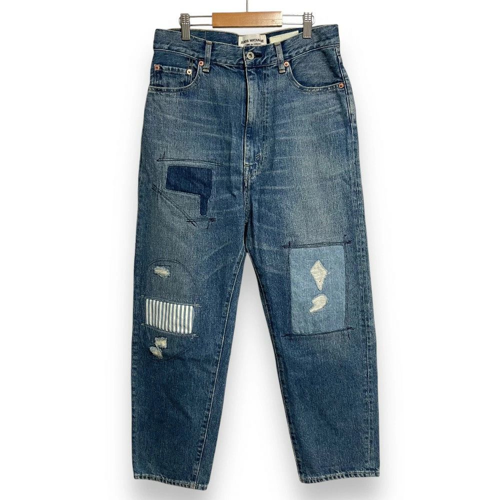 Junya Watanabe Denim Damaged and repaired jeans cotton zip fly Blue Size US 31 - 1 Thumbnail