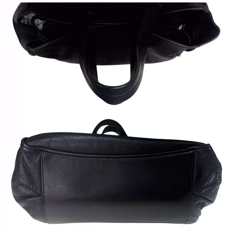 Vivienne Westwood vivienne westwood size os A black leather suitcase with a s Size ONE SIZE - 8 Thumbnail