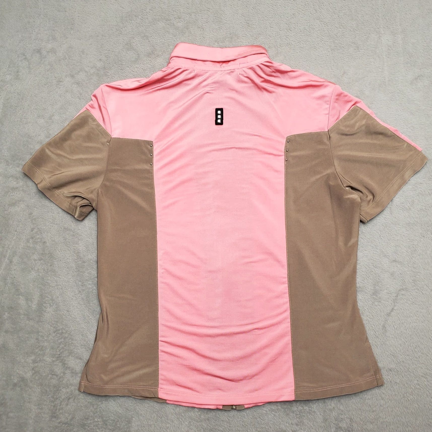 Vintage VINTAGE Jami Sadock Shirt Women Small Pink Brown Full Zip Performance Stretch Blend Golf Size S / US 4 / IT 40 - 7 Thumbnail