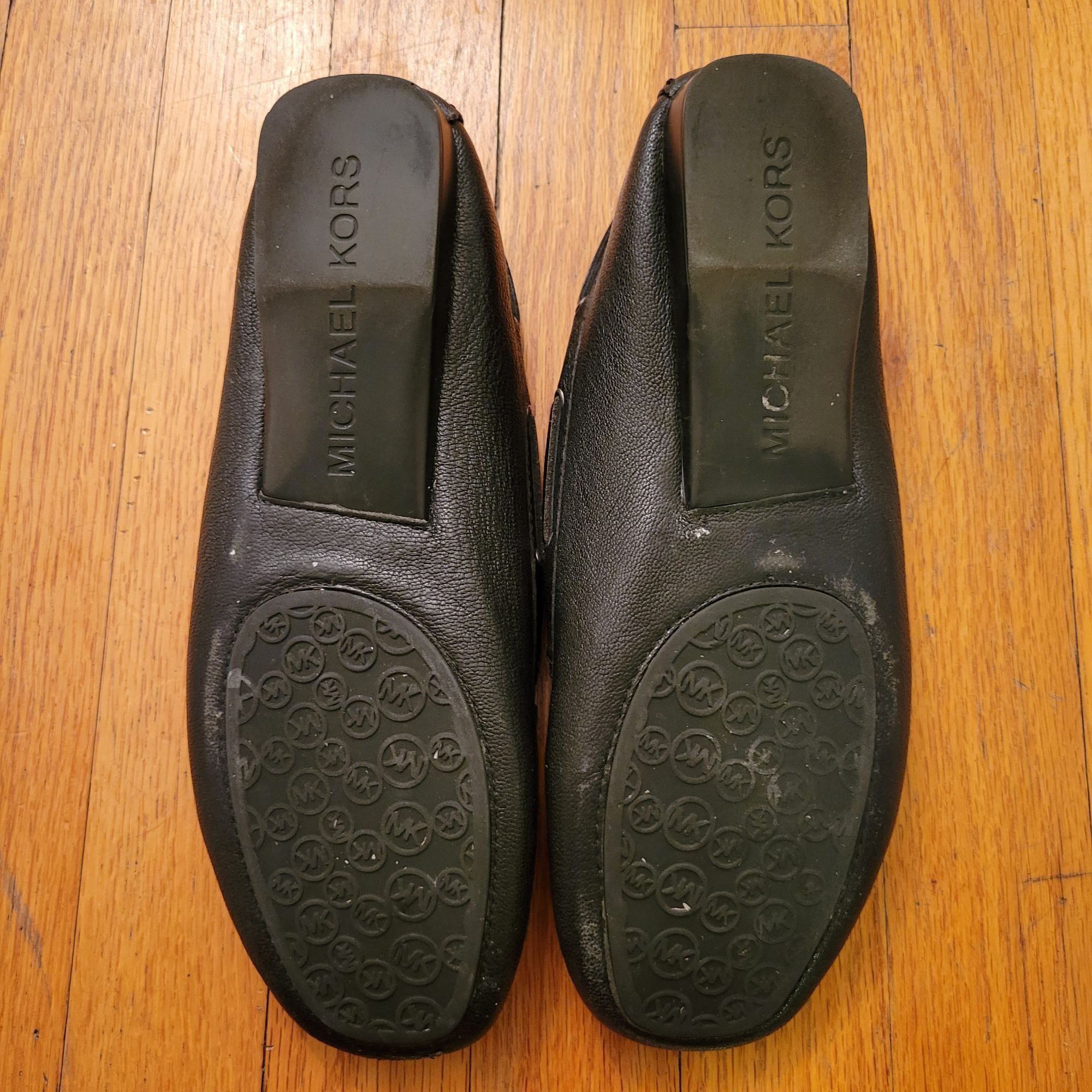 Michael Kors Michael Kors Black Leather Loafers Driving 8.5M Boat Shoes M Size US 8.5 / IT 38.5 - 4 Thumbnail