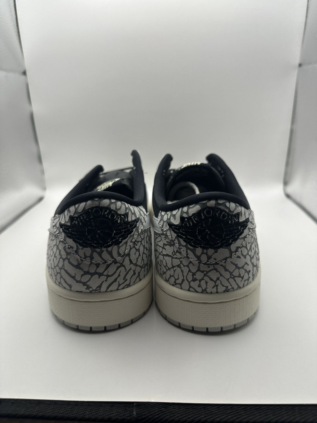 Jordan Brand Jordan 1 Retro Low OG Black Cement Size US 10 / EU 43 - 6 Thumbnail