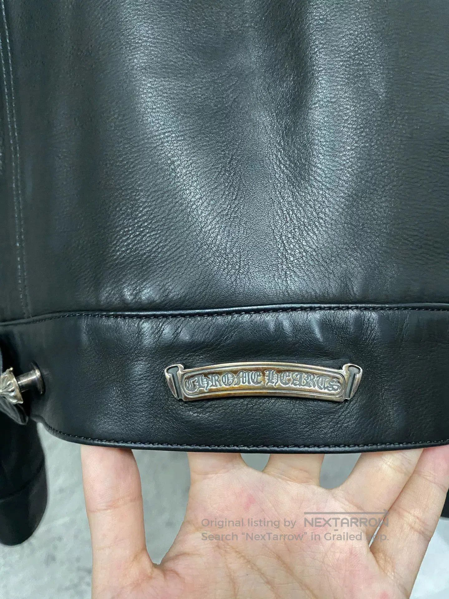 Chrome Hearts chrome hearts black leather jacket size s. Size US S / EU 44-46 / 1 - 9 Thumbnail