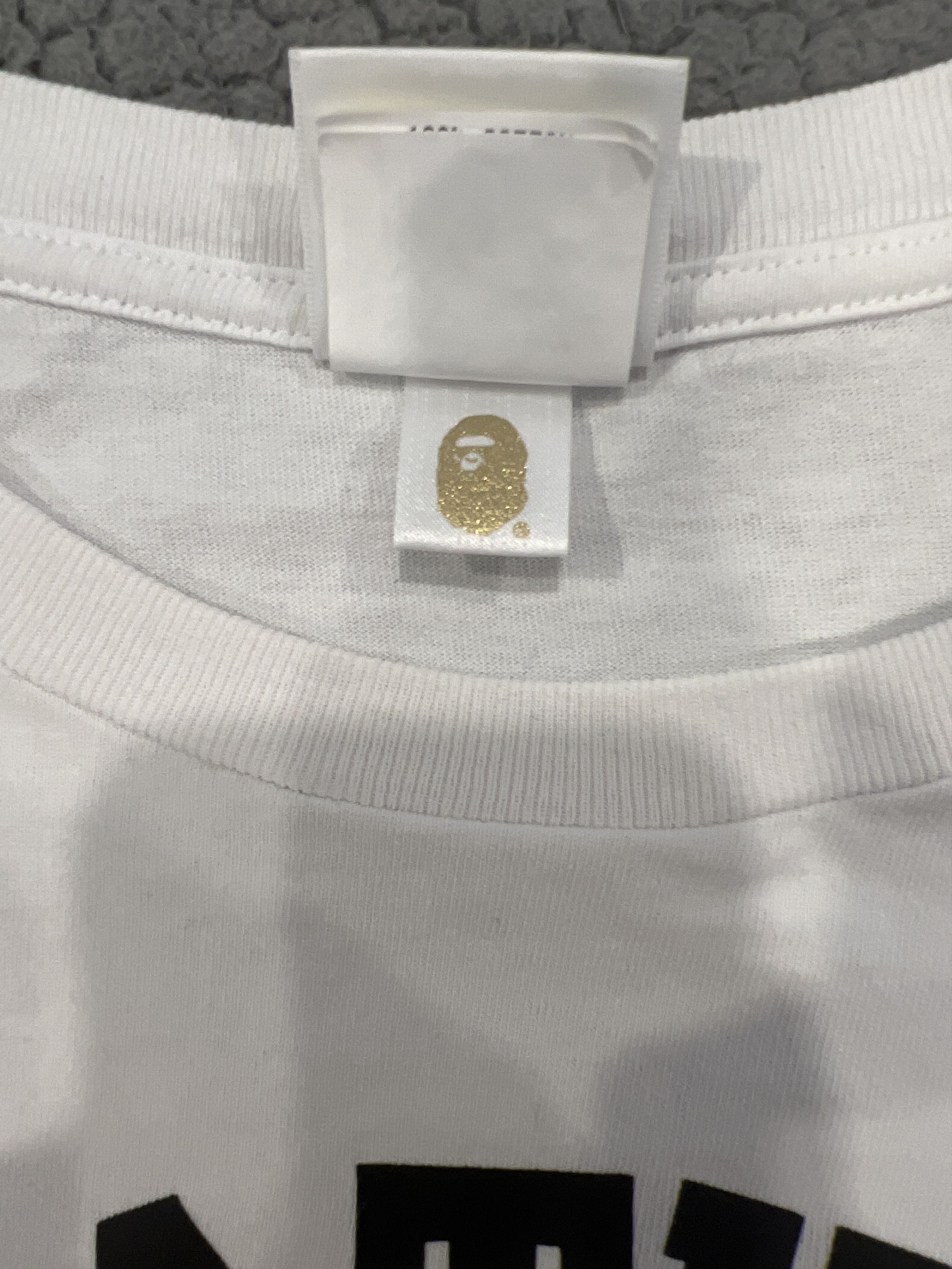 Bape Bape white ape tee Size US M / EU 48-50 / 2 - 6 Thumbnail
