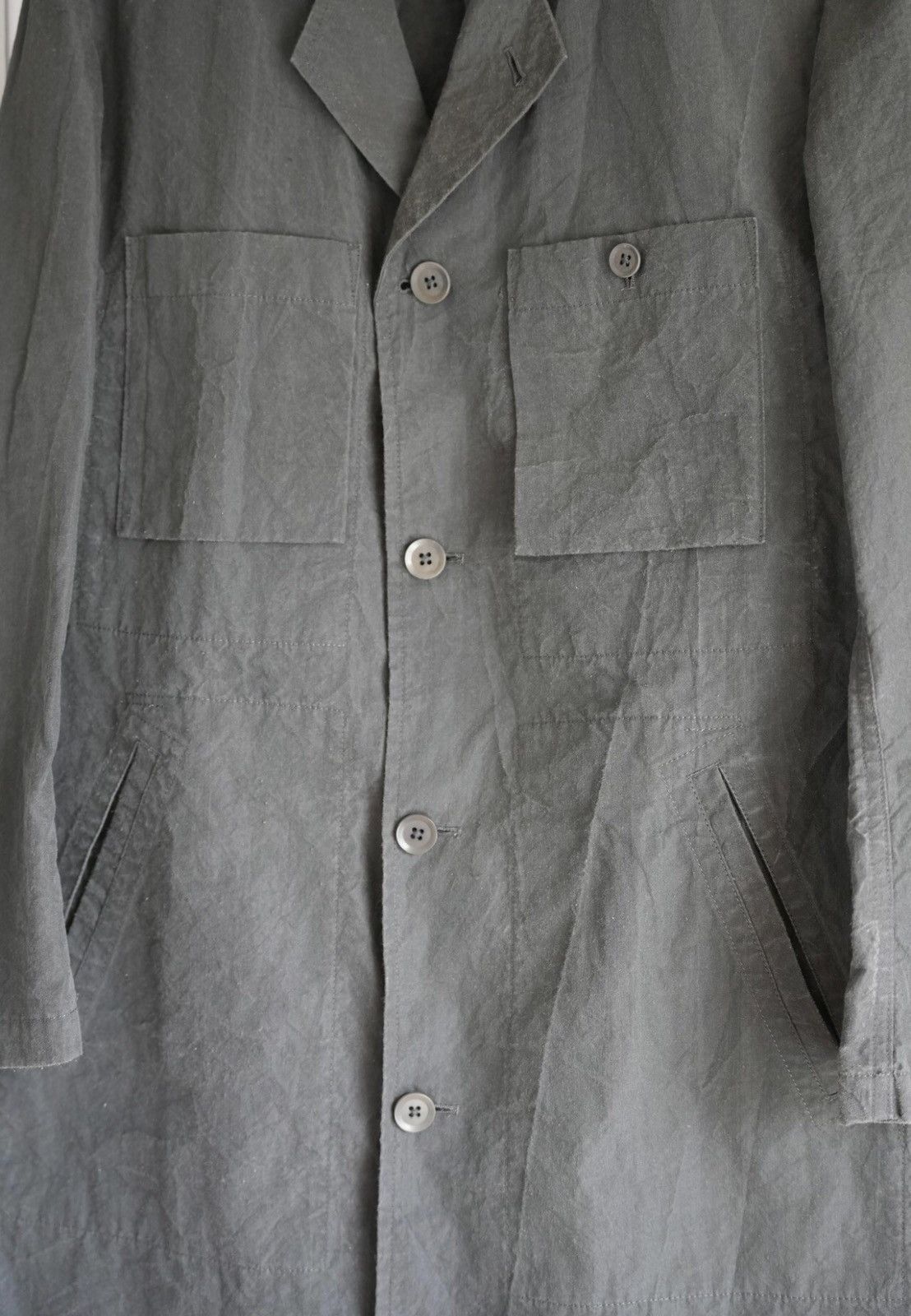 Yohji Yamamoto Yohji Yamamoto 06ss Metal Belt Work Coat 2412-Nextarrow Size US M / EU 48-50 / 2 - 5 Thumbnail