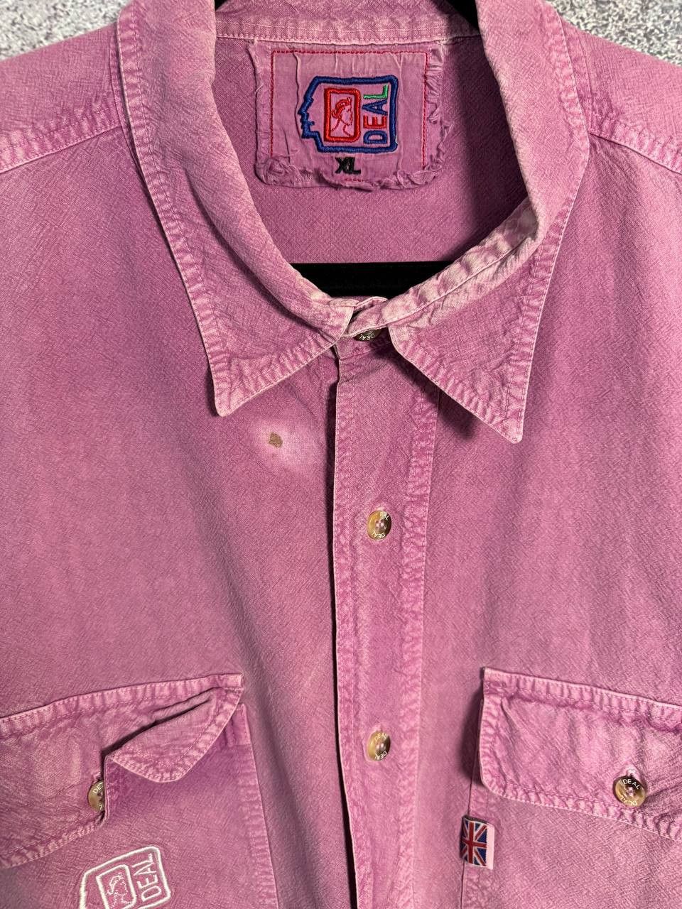 Flannel × Japanese Brand Oversize Shirt Pink Deal Oldmoney Vintage y2k sk8 XL size Size US XL / EU 56 / 4 - 10 Thumbnail