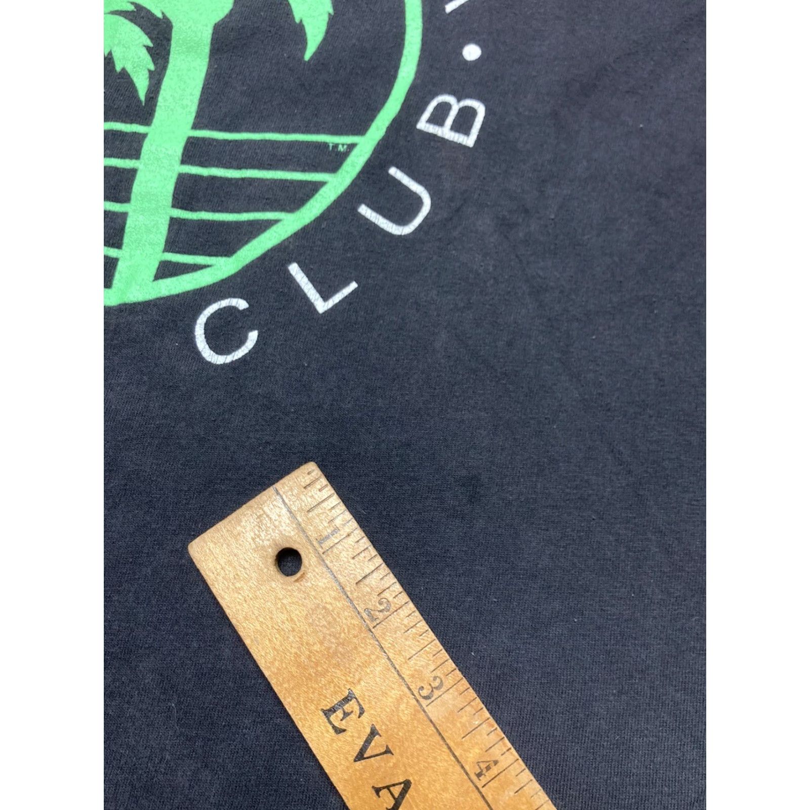 Hanes VINTAGE 80s California Coast Club T Shirt Hanes All Cotton Large Black Men L Neon Palm Tree Size US L / EU 52-54 / 3 - 3 Thumbnail