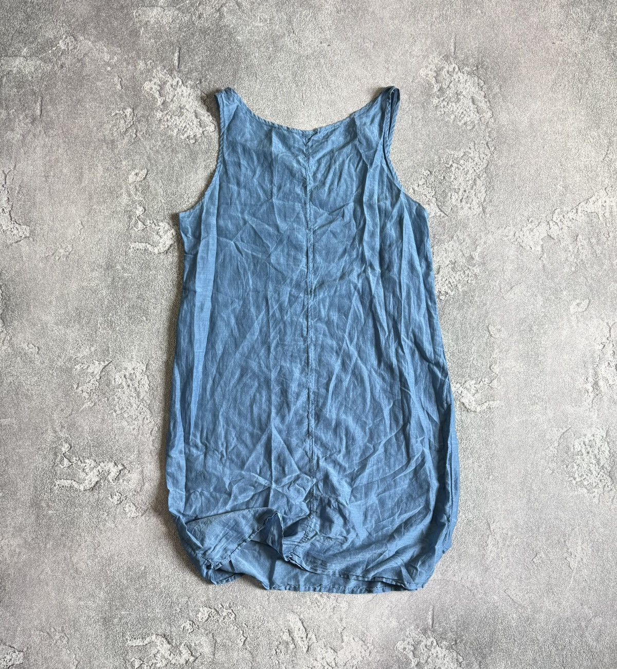 Designer Grizas XS silk sleeveless dress tunic light Avantgarde Size XS / US 0-2 / IT 36-38 - 9 Thumbnail
