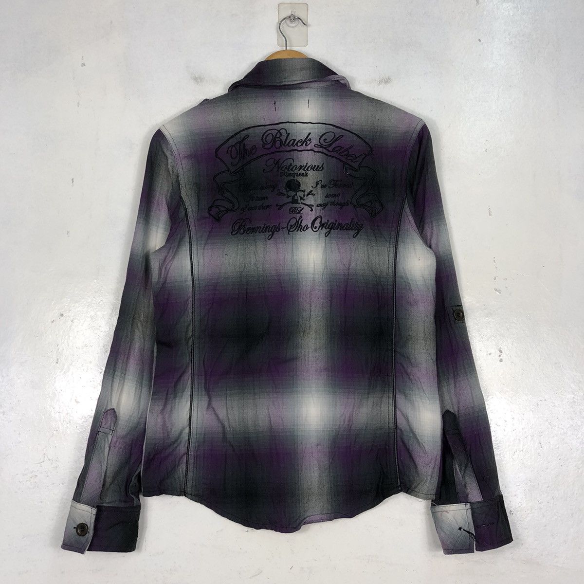 If Six Was Nine × Japanese Brand Black Label Punk Flannel Crazy Design Size US M / EU 48-50 / 2 - 7 Thumbnail