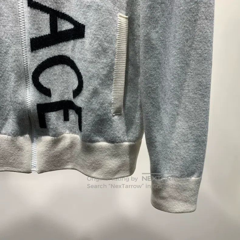 Versace Versace Letter-print zip closure stand-up collar long-slee Size US S / EU 44-46 / 1 - 6 Thumbnail