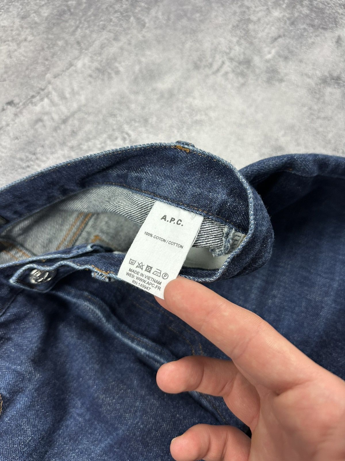 A.P.C. A.P.C Jeans Petite Standard Selvedge Denim Japanese APC 30 Size US 30 / EU 46 - 17 Thumbnail