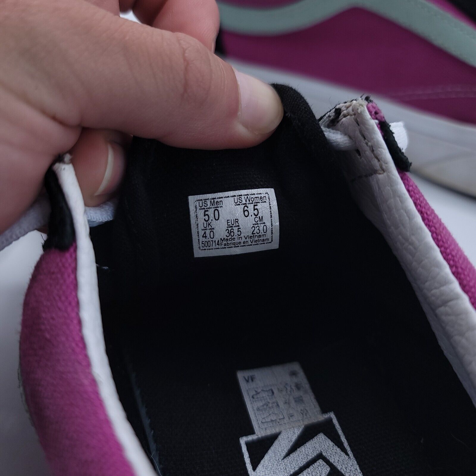 Vans Vans Off the Wall Old Skool Shoe Womens 6.5 500714 Purple Size US 6.5 / IT 36.5 - 8 Thumbnail