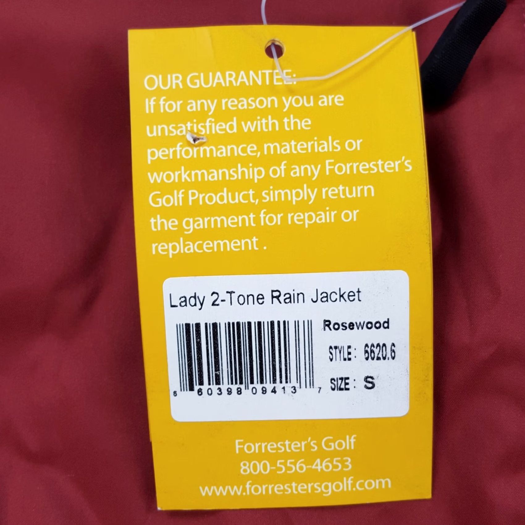 Vintage VINTAGE Forrester's Red Chinese Outdoor Women's S Zip Up Golf Windbreaker Jacket Y2K 90s Size S / US 4 / IT 40 - 5 Thumbnail