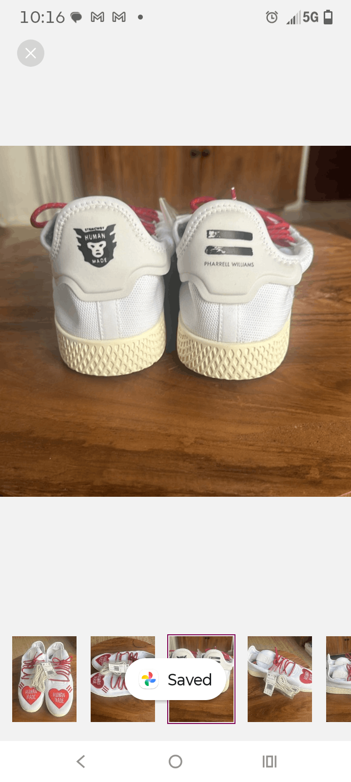 Adidas × Human Made Adidas Stan Smith x Pharrell Williams x human-made Love 13.5 Size US 13 / EU 46 - 6 Thumbnail