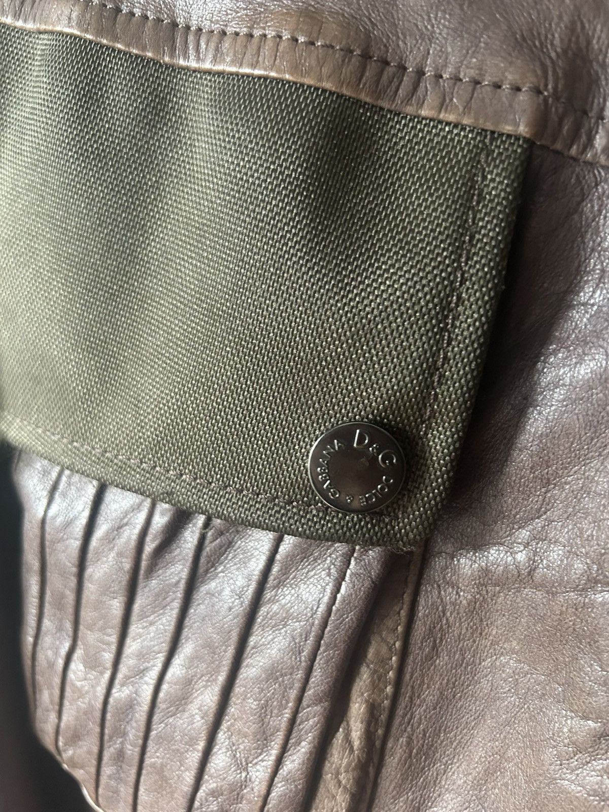 Dolce & Gabbana Dolce & Gabbana Leather Jacket Size US XL / EU 56 / 4 - 6 Thumbnail