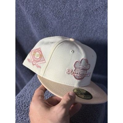 New Era Texas Rangers 59FIFTY Hat Club Cotton Candy Pack 25th Patch Size ONE SIZE - 2 Thumbnail