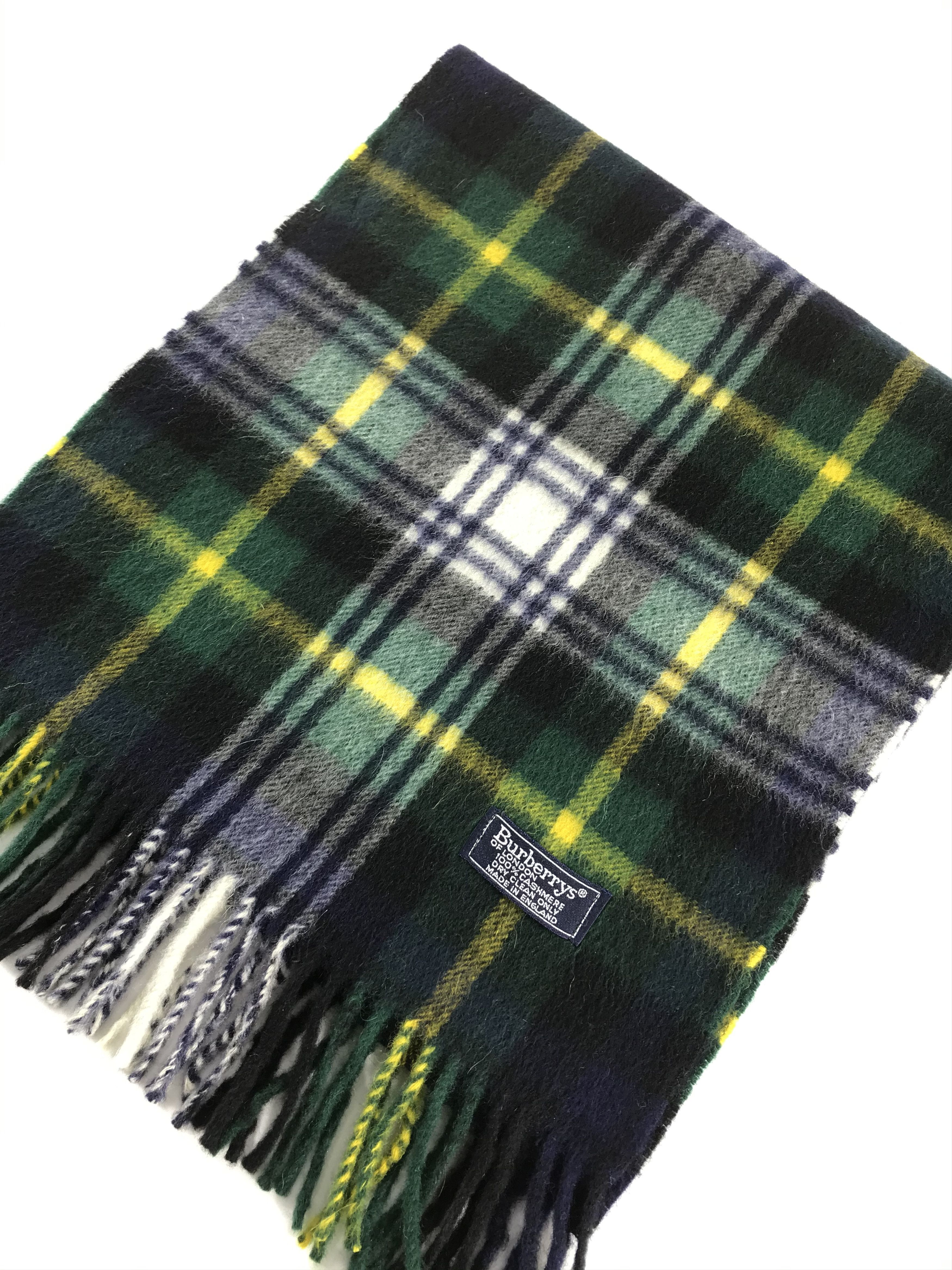 Burberry Burberrys Nova Check Cashmere Scarf Muffler V467 Size ONE SIZE - 3 Thumbnail