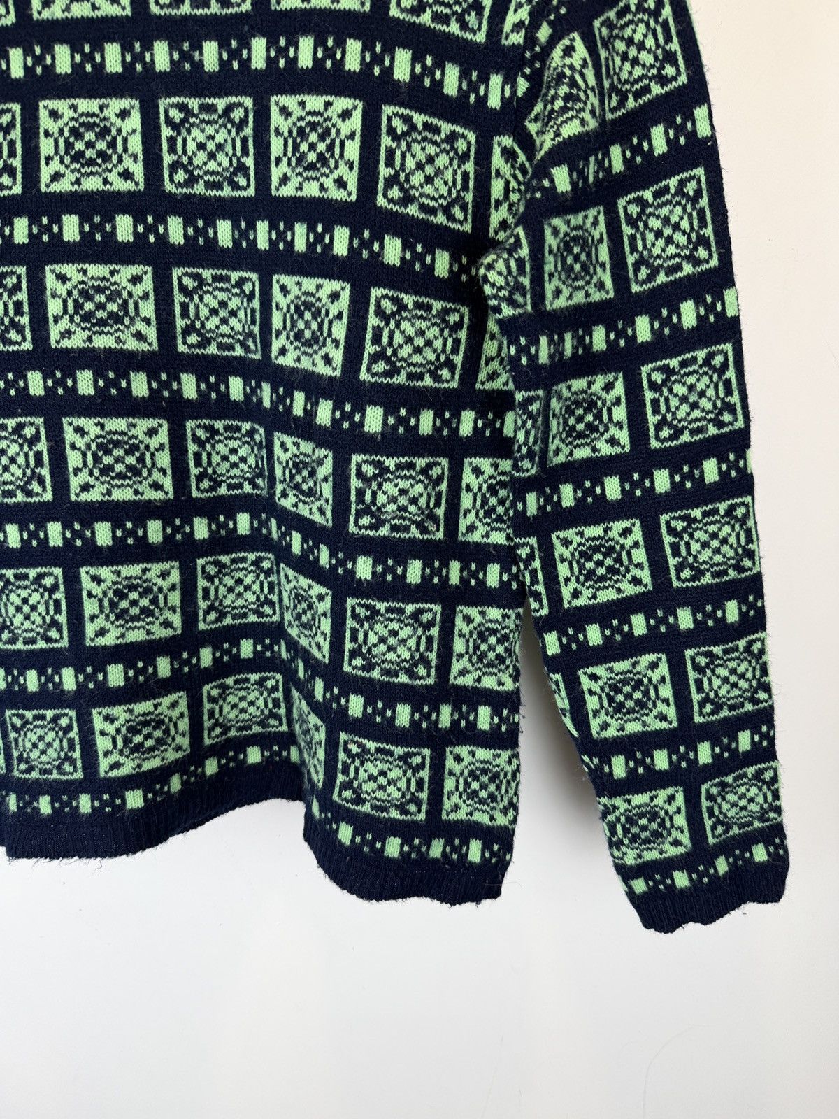 Vintage Vintage Bronte Geometric Knit Sweater Jumper Retro Grunge Size S / US 4 / IT 40 - 6 Thumbnail