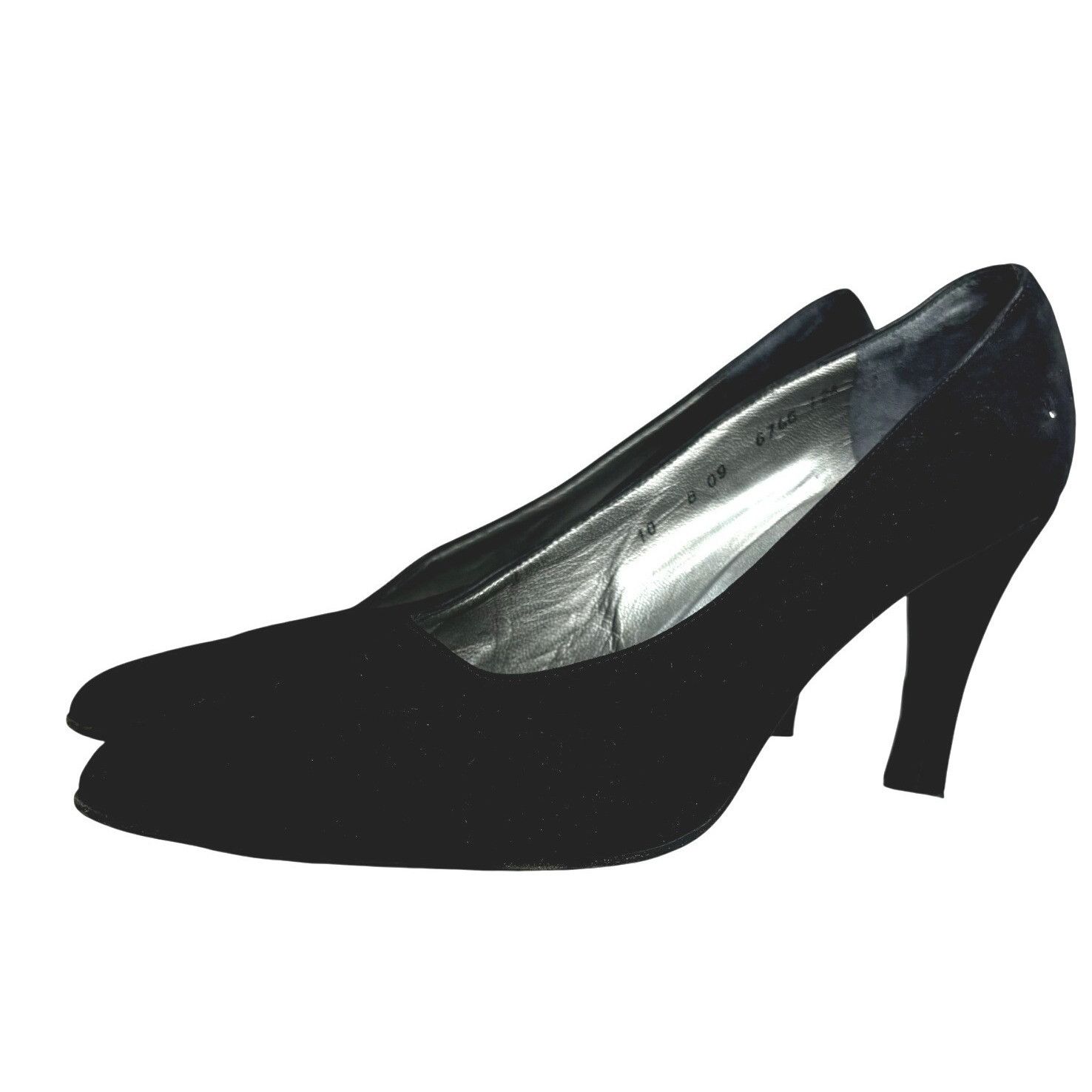 Robert Clergerie Robert Clergerie Women's Sz 10B Black Suede Slip-On Pumps Sc Size US 10 / IT 40 - 1 Thumbnail