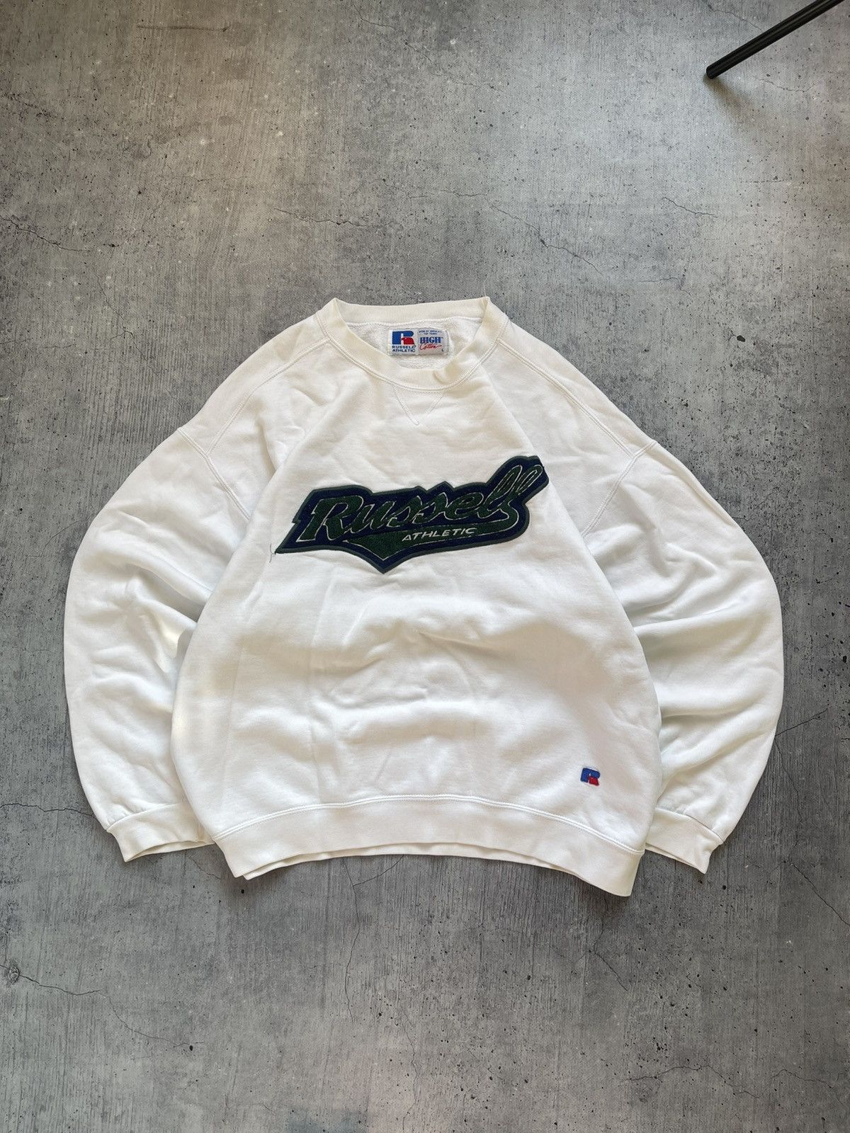 Russell Athletic Vintage Russell Athletic USA Oversized Sweatshirt Size US L / EU 52-54 / 3 - 1 Thumbnail