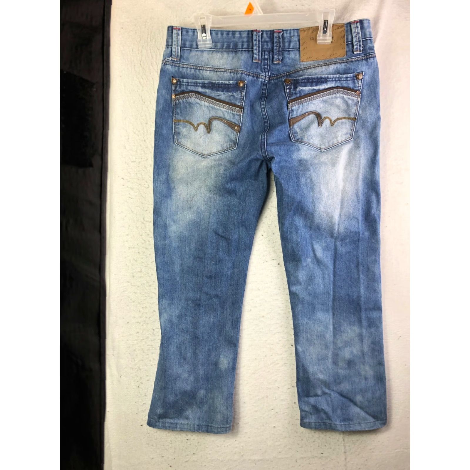 Vintage El General Mid Rise Straight Leg Jeans Mens Size 36 Medium Wash Blue Denim Cotton Size US 36 / EU 52 - 6 Thumbnail
