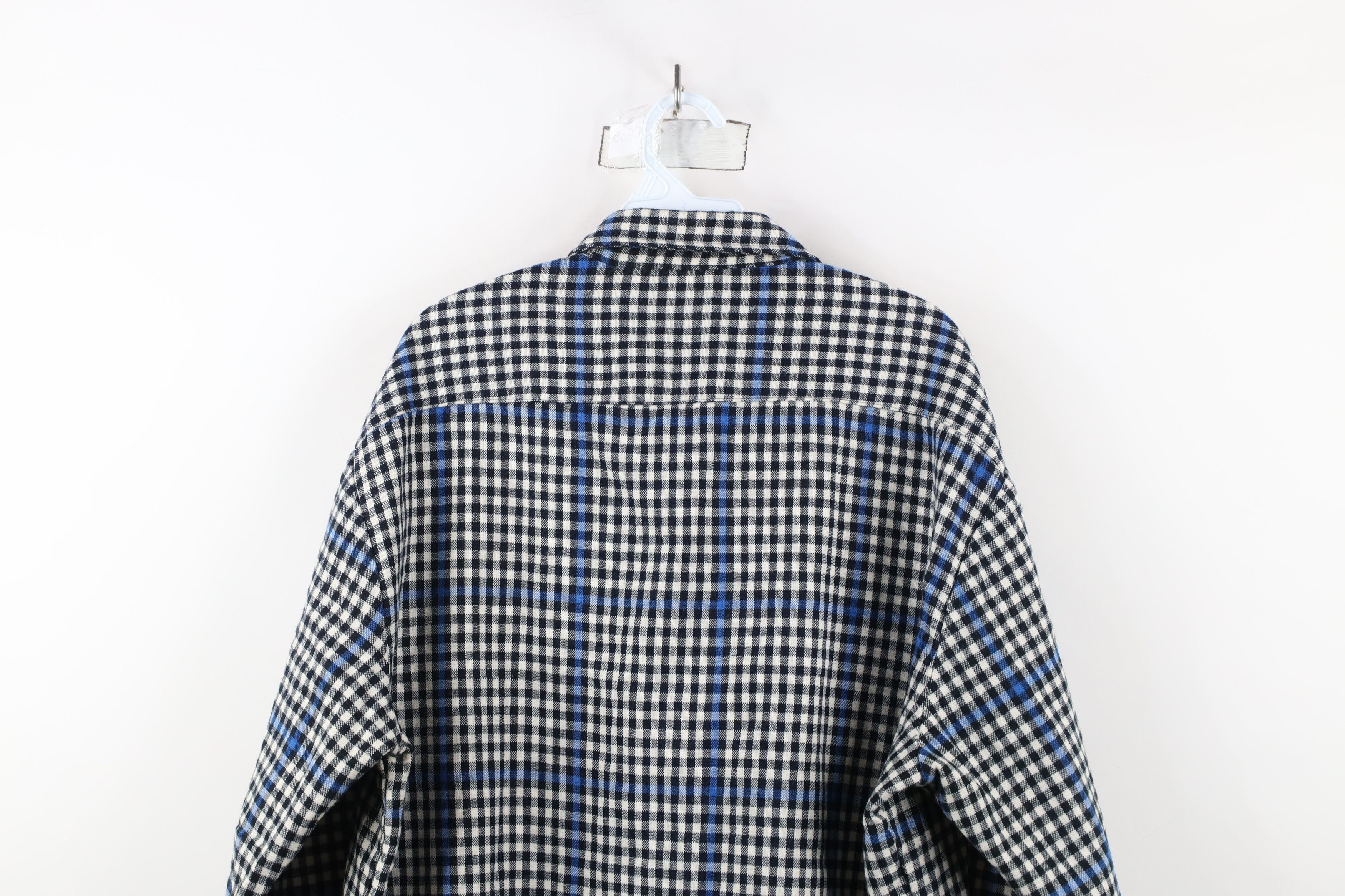 Vintage Vintage 80s 90s Streetwear Pocket Knit Collared Button Shirt Size US XL / EU 56 / 4 - 11 Thumbnail