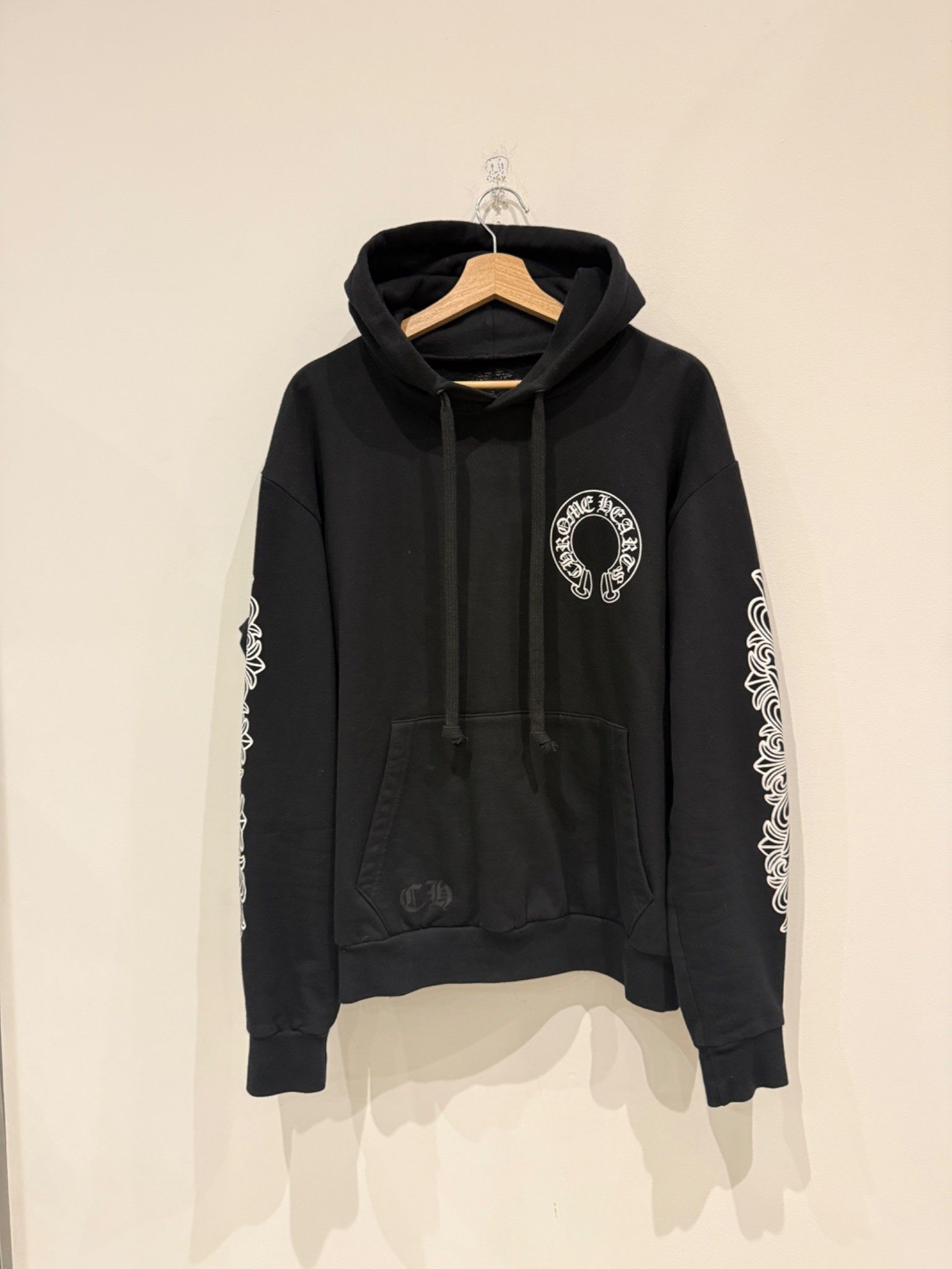 Chrome Hearts Chrome Hearts Horseshoe Floral Pullover Hoodie Black Size US L / EU 52-54 / 3 - 1 Thumbnail