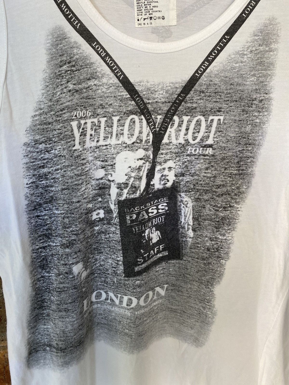 PPFM SS06 Ppfm Staff Yellow Riot Tank Size US S / EU 44-46 / 1 - 4 Thumbnail