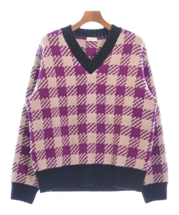 Dries Van Noten Dries van noten Plaid V-neck sweater 2502-Nextarrow Size US S / EU 44-46 / 1 - 1 Thumbnail