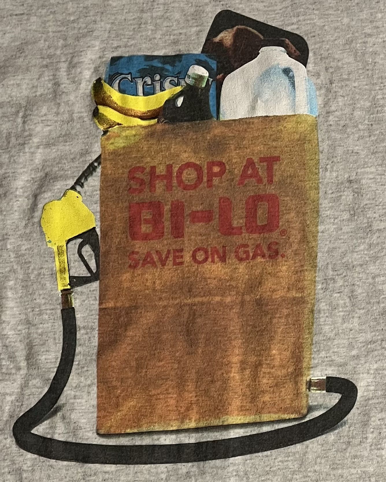 Other Gildan Bi-Lo Grocery Store Save On Gas Promo Vintage Size US XL / EU 56 / 4 - 4 Thumbnail