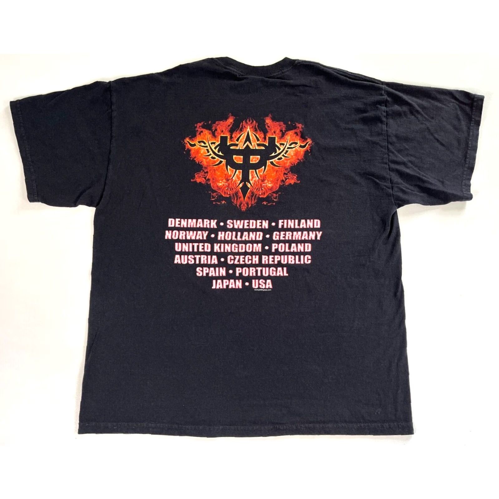 Gildan VINTAGE Judas Priest World Tour T-Shirt Rock Band Double-Sided Sz XL Size US XL / EU 56 / 4 - 2 Thumbnail