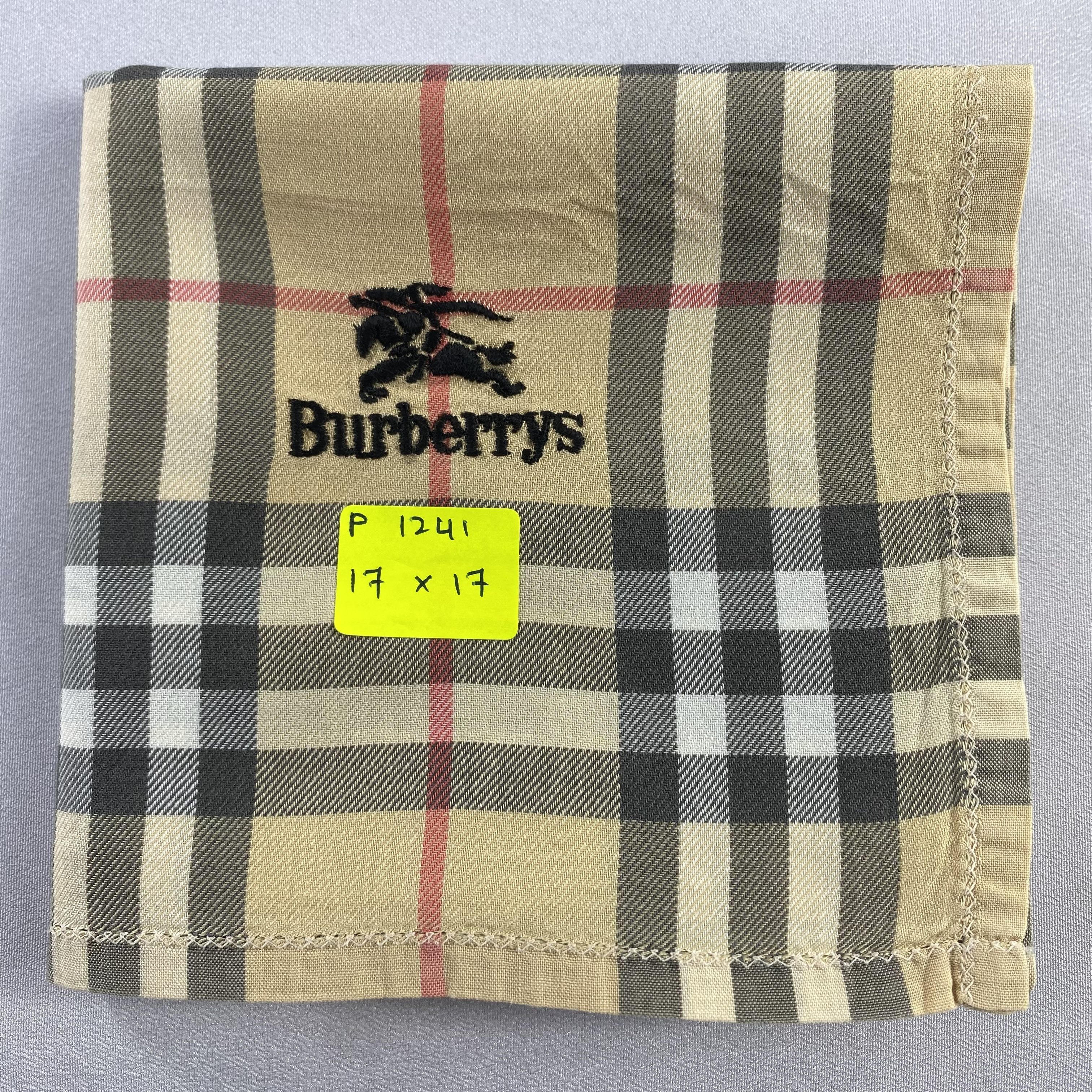Burberry × Vintage Burberry Handkerchief / Neckerchief / Bandana-P1241 Size ONE SIZE - 5 Thumbnail