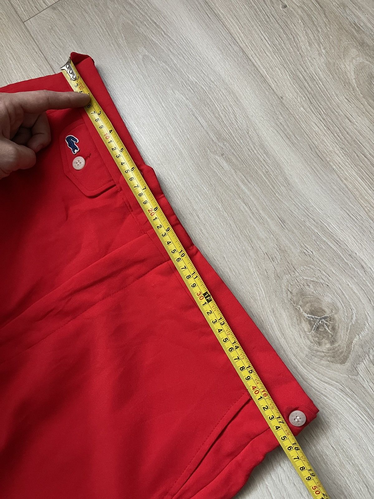 Lacoste Lacoste izod vintage classic men's red pants trousers Size 42R - 6 Thumbnail
