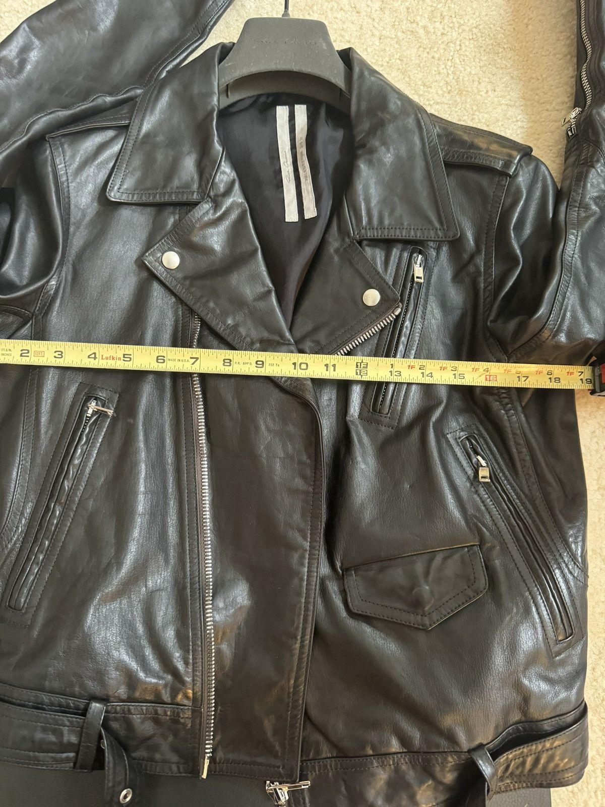 Rick Owens Rick Owens Luke Stooges Leather Jacket Size US M / EU 48-50 / 2 - 8 Thumbnail