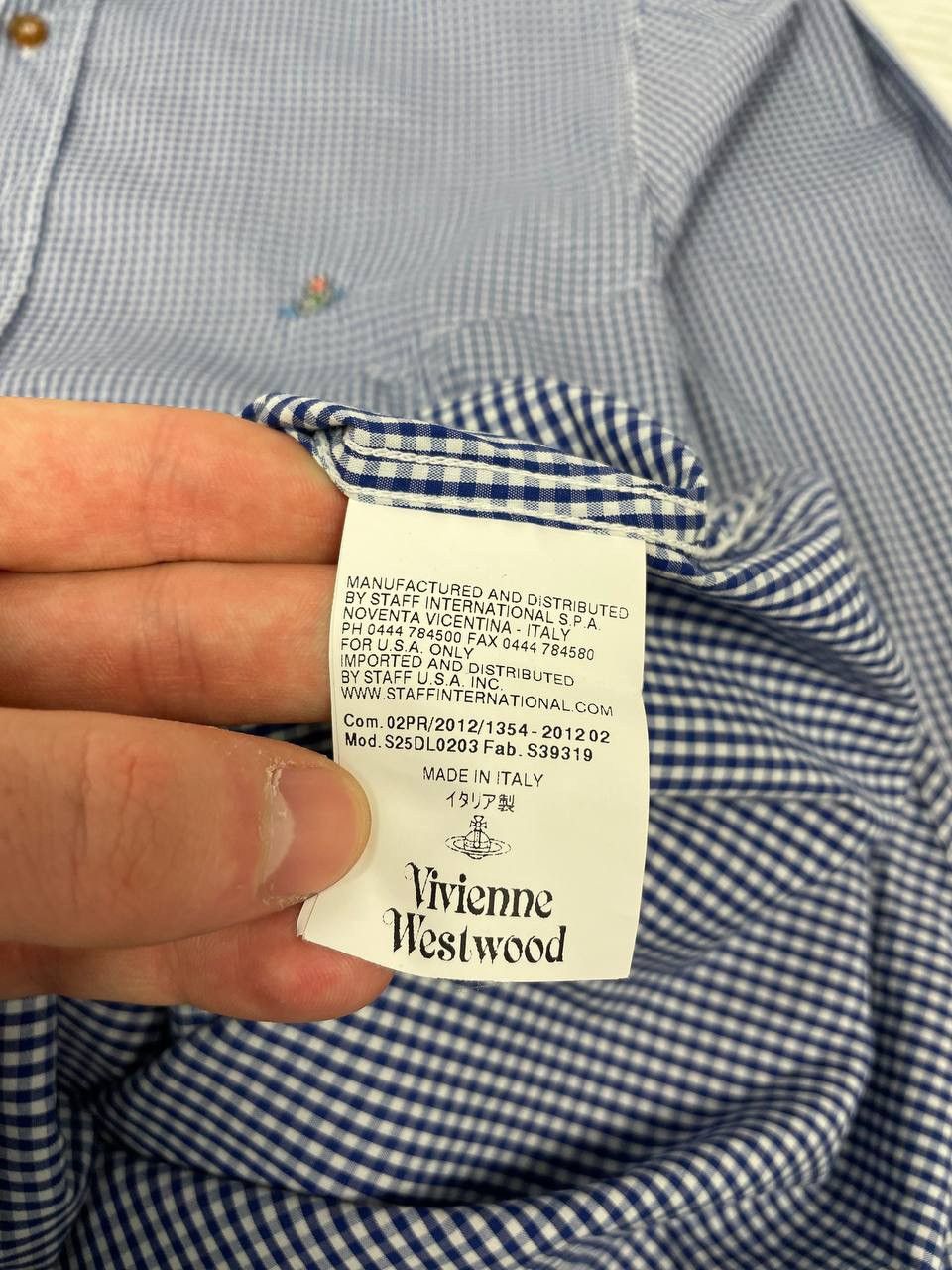 Vivienne Westwood Vivienne Westwood Shirt Buttons Long Sleeve Striped Luxury Size US L / EU 52-54 / 3 - 10 Thumbnail