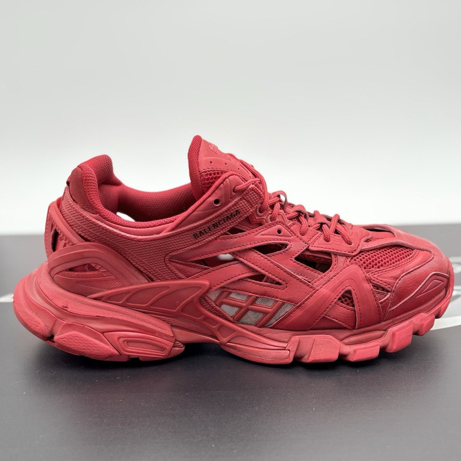 Balenciaga Balenciaga Track.2 ' Red ' | GOOD CONDITION! Size US 11 / EU 44 - 2 Thumbnail