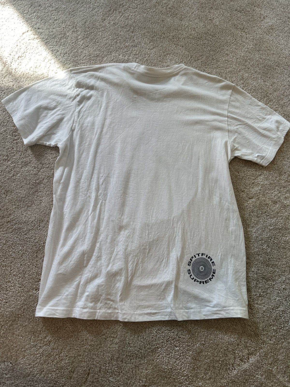 Spitfire × Supreme Supreme x Spitfire Classic Swirl White Tee Size US M / EU 48-50 / 2 - 2 Thumbnail