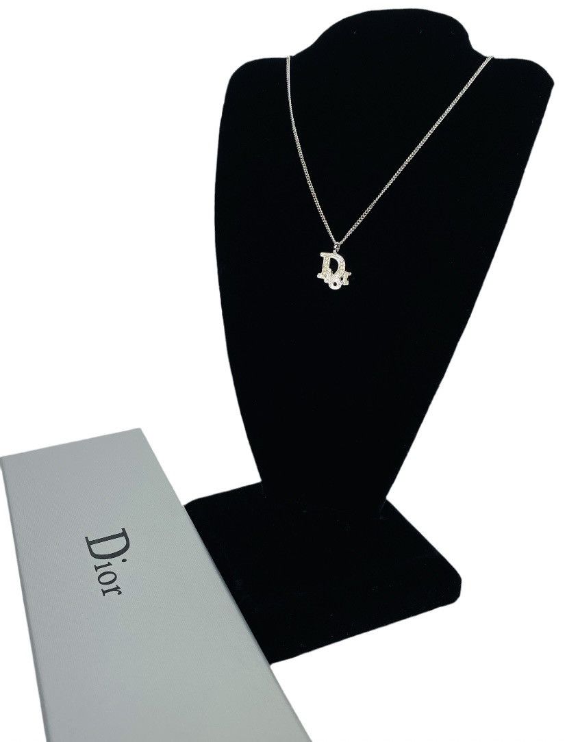 Dior Dior Encrusted Logo Necklace Size ONE SIZE - 1 Thumbnail
