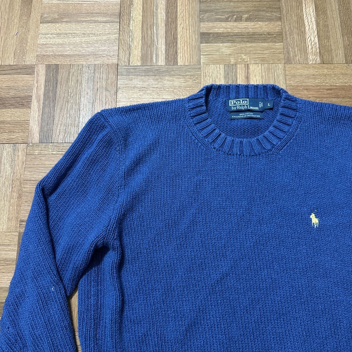 Polo Ralph Lauren Vintage Polo sweater Size US L / EU 52-54 / 3 - 3 Thumbnail