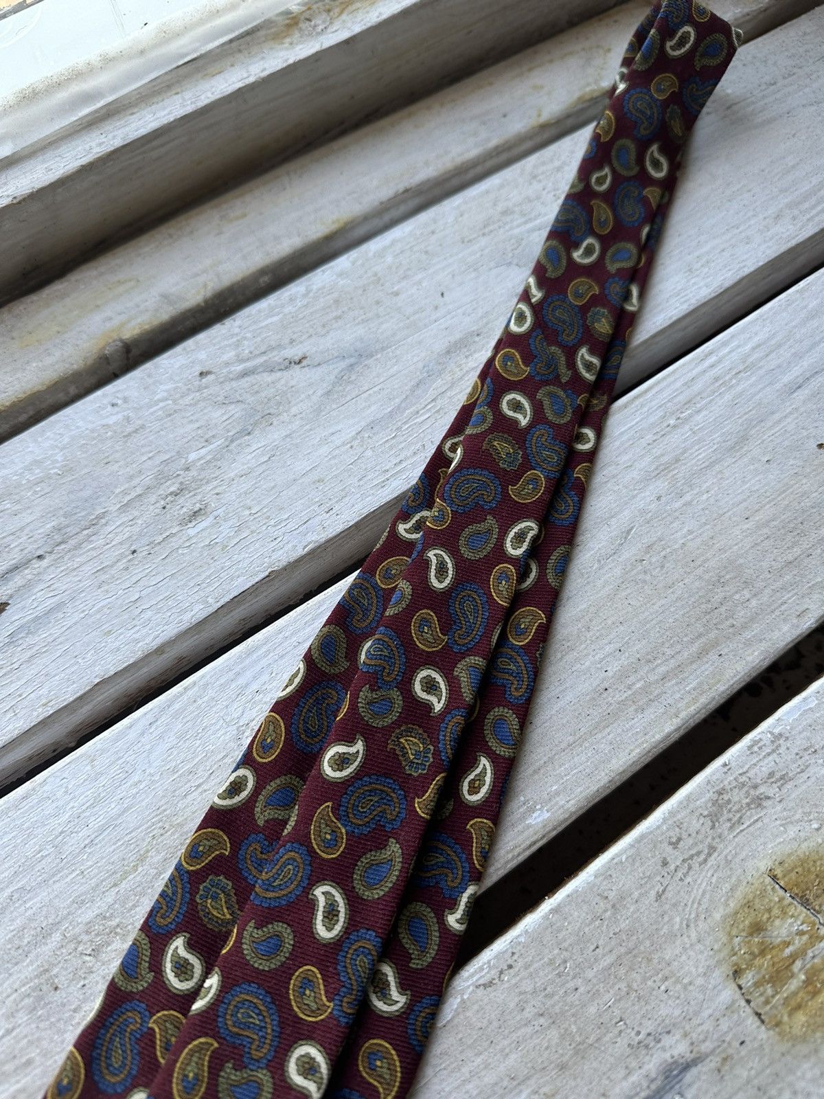 Designer × Hugo Boss 🚨RARE Hugo Boss Tie ZEGNA STYLE old money luxury monogram Size ONE SIZE - 4 Thumbnail