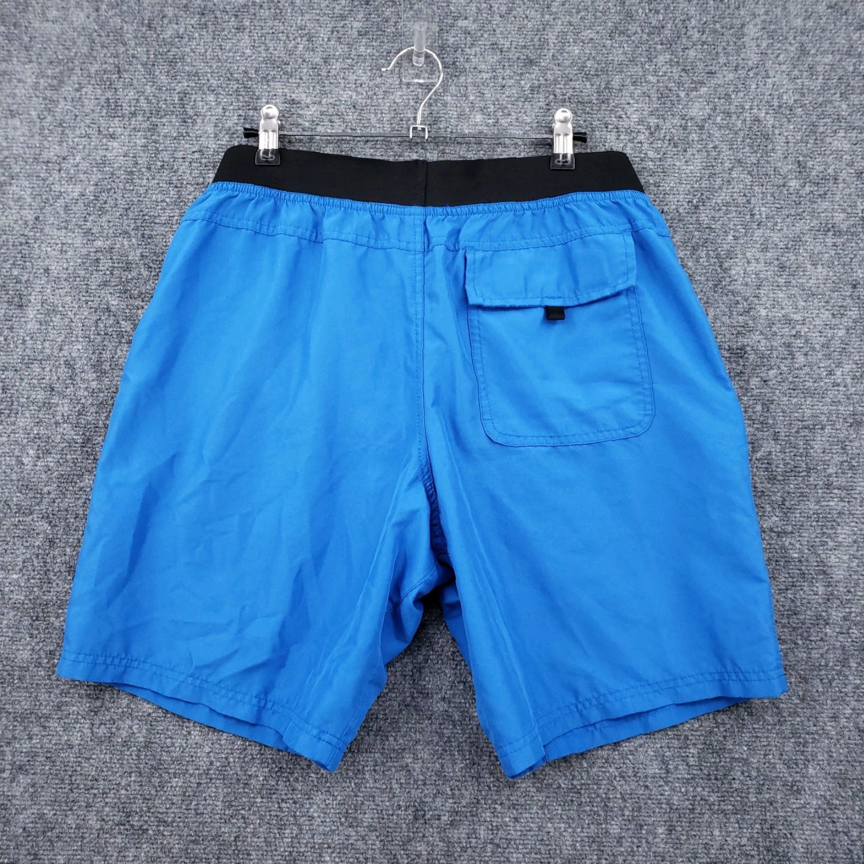 Prana Prana Swim Trunks Mens M Medium Blue Low Rise 8" UPF 50+ Pull On Beach Swimwear Coastal UV-Protection Beachwear Trunks Men's Blue 8" 50+ UPF Size US 31 - 2 Thumbnail