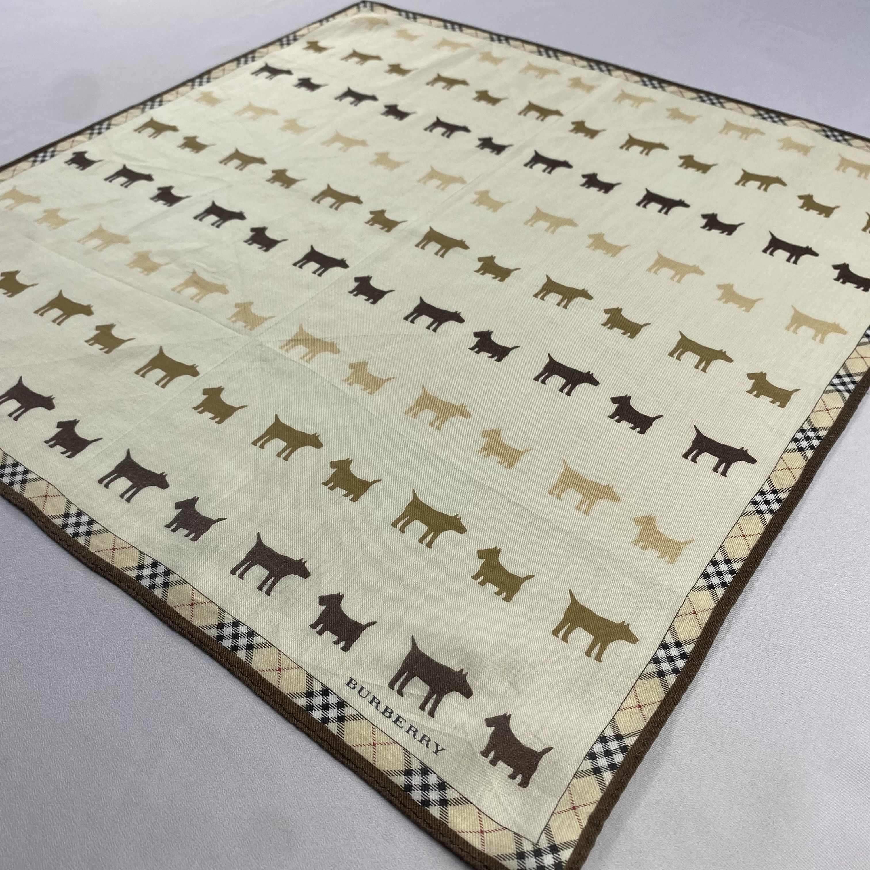 Burberry × Vintage Burberry Handkerchief / Neckerchief / Bandana-P1874 Size ONE SIZE - 2 Thumbnail