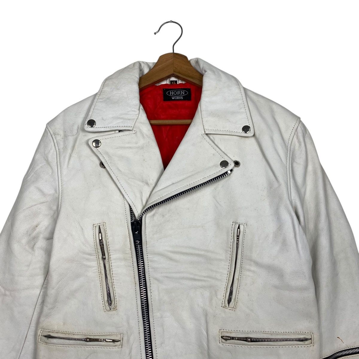 Genuine Leather × Vintage Double Collar leather jacket Size US S / EU 44-46 / 1 - 2 Thumbnail