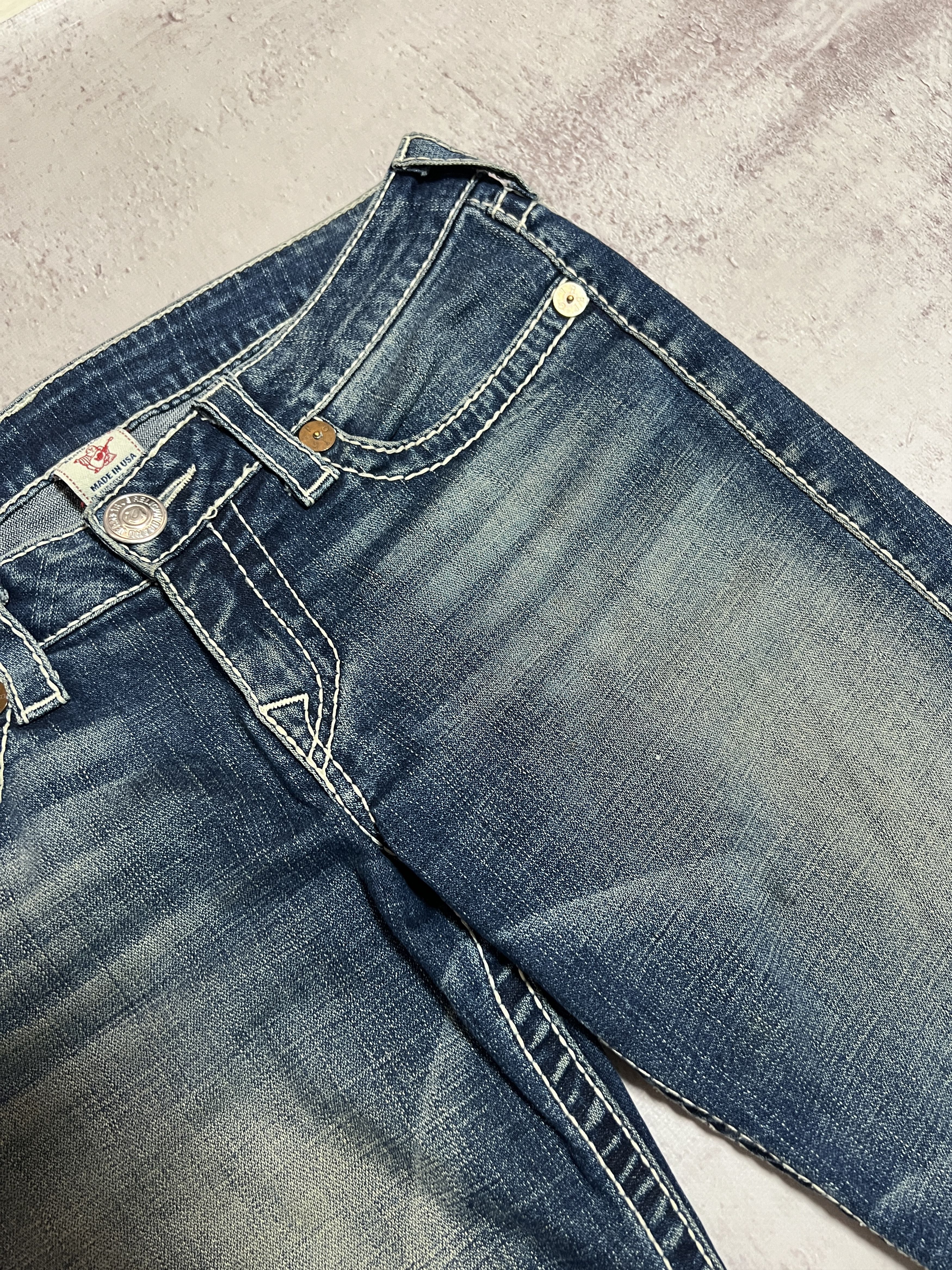 True Religion Vintage True religion Y2K Rainbow Gina denim jeans Size 31" - 25 Thumbnail