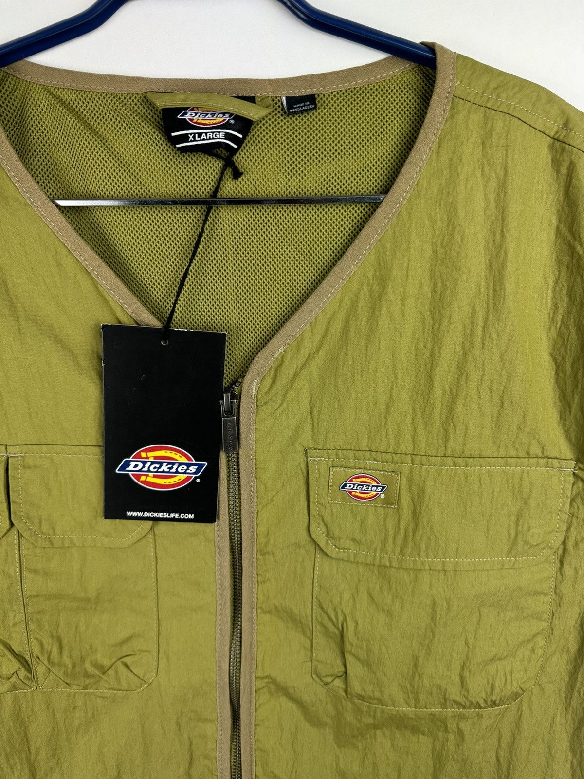 Carhartt NEW Dickies Pacific Olive Safari Multi Pocket Vest Size US XL / EU 56 / 4 - 4 Thumbnail