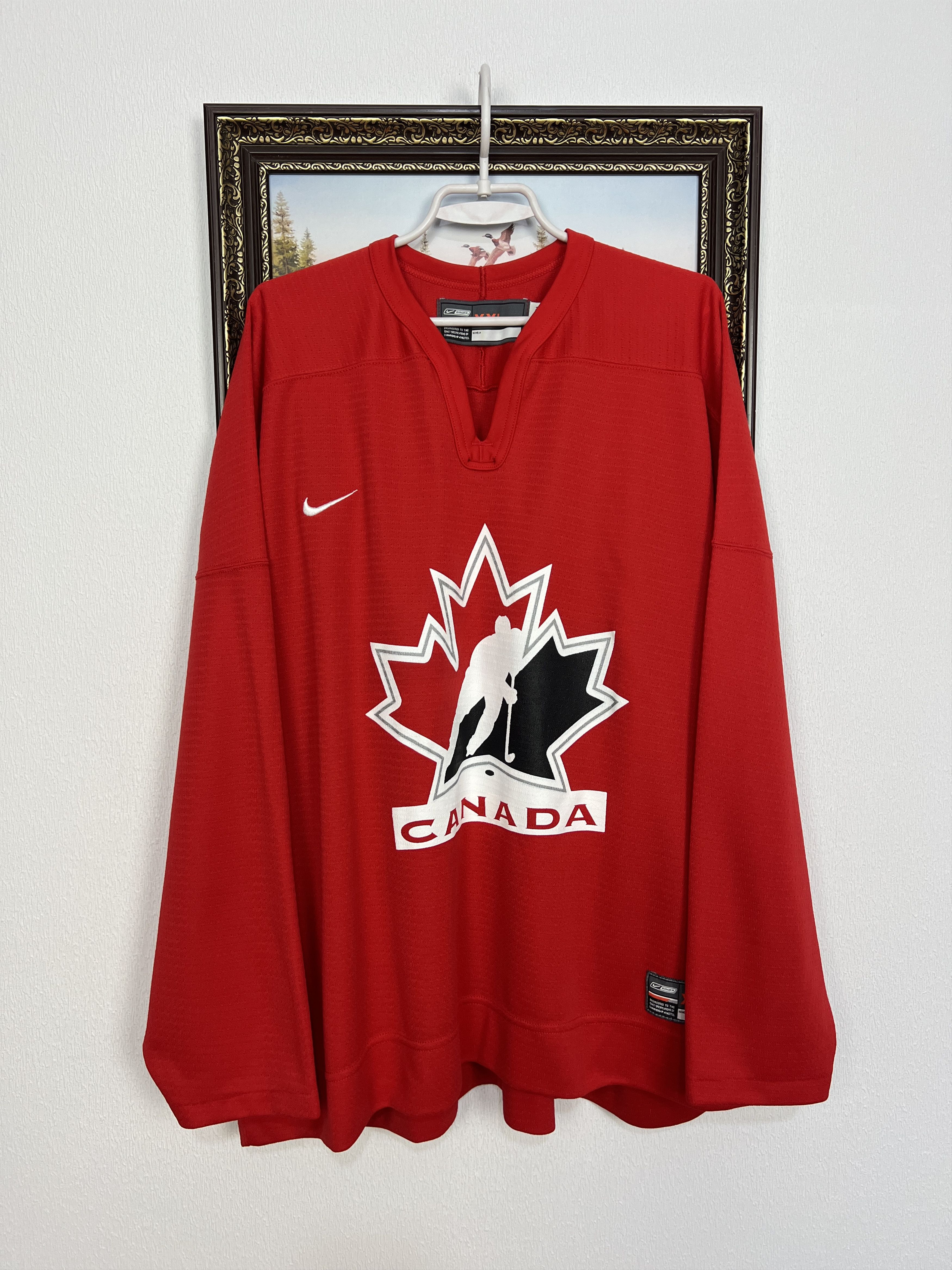 Nike Vintage National Team Canada Ice Hockey Jersey Shirt Trikot Size US XXL / EU 58 / 5 - 1 Thumbnail
