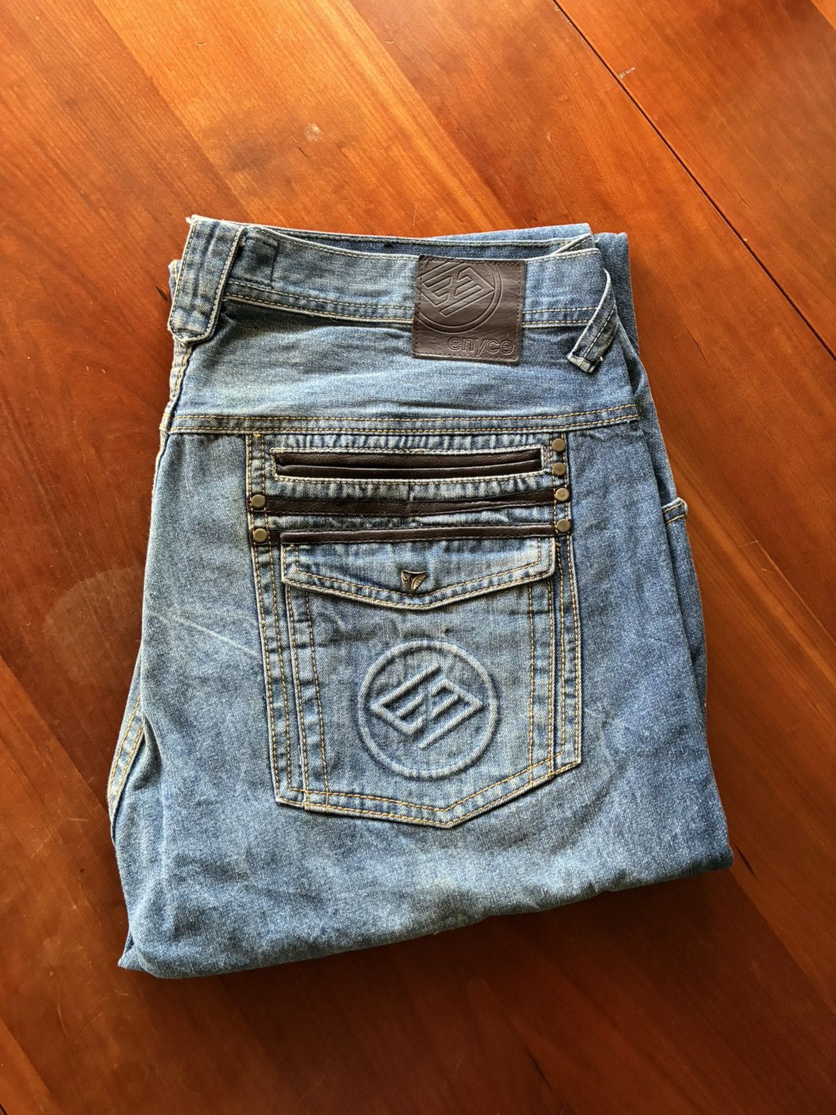 Enyce Vintage y2k loose fit baggy didler jeans Size US 38 / EU 54 - 1 Thumbnail