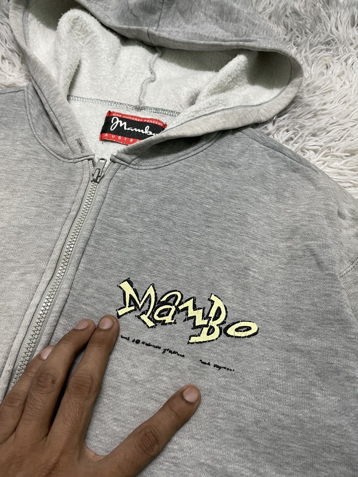 Mambo 1989 MAMBO “QUALITY YOU CAN TRUST” HOODIE ZIP UP DISTRESSED Size US M / EU 48-50 / 2 - 7 Thumbnail